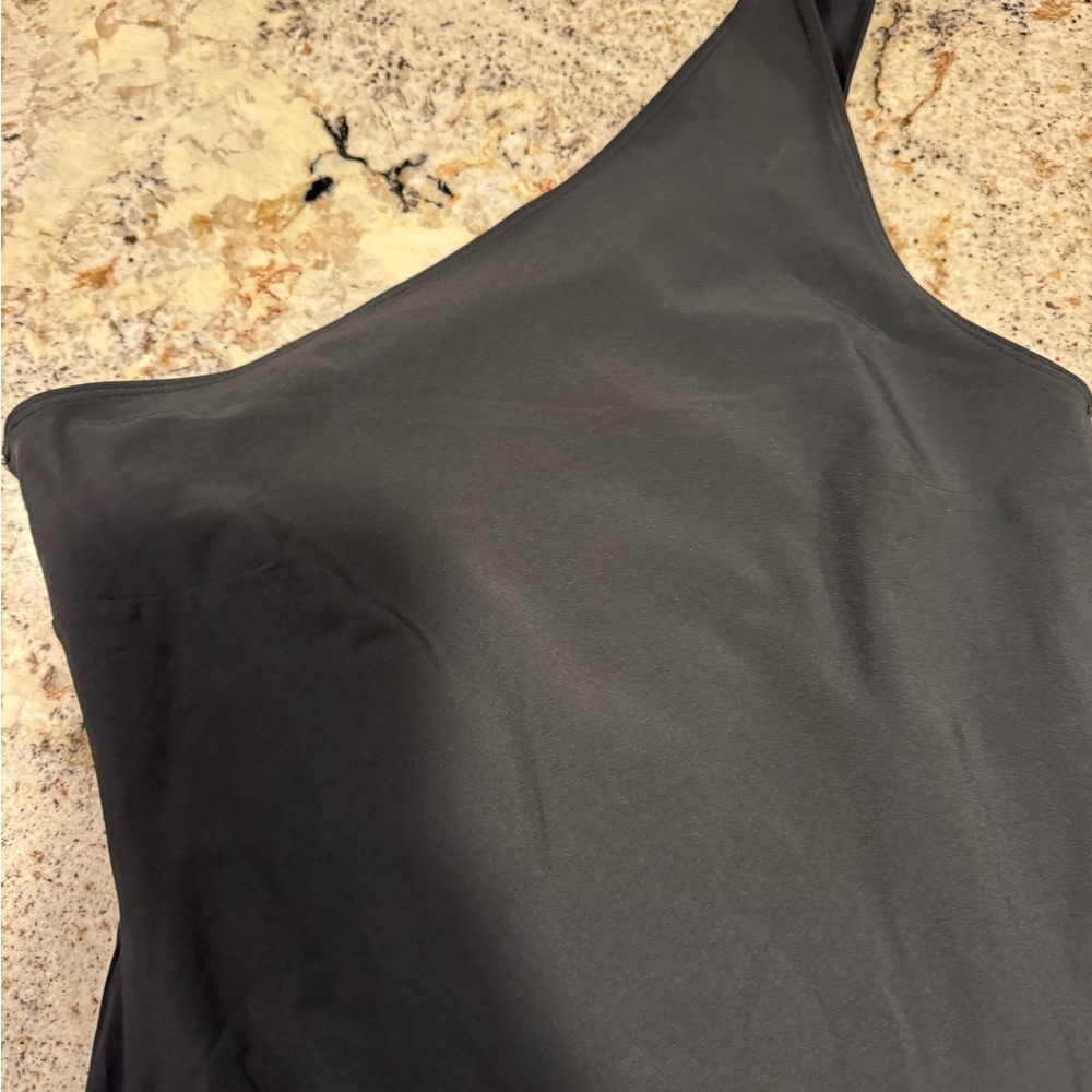 Abercrombie & Fitch One-Shoulder Black Dress
